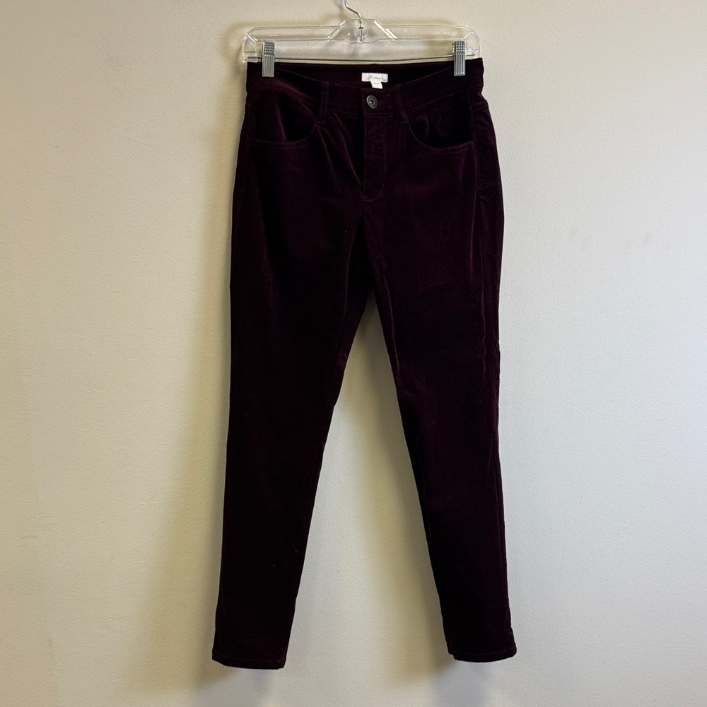 J. Jill Women's Skinny Pants in Deep Purple